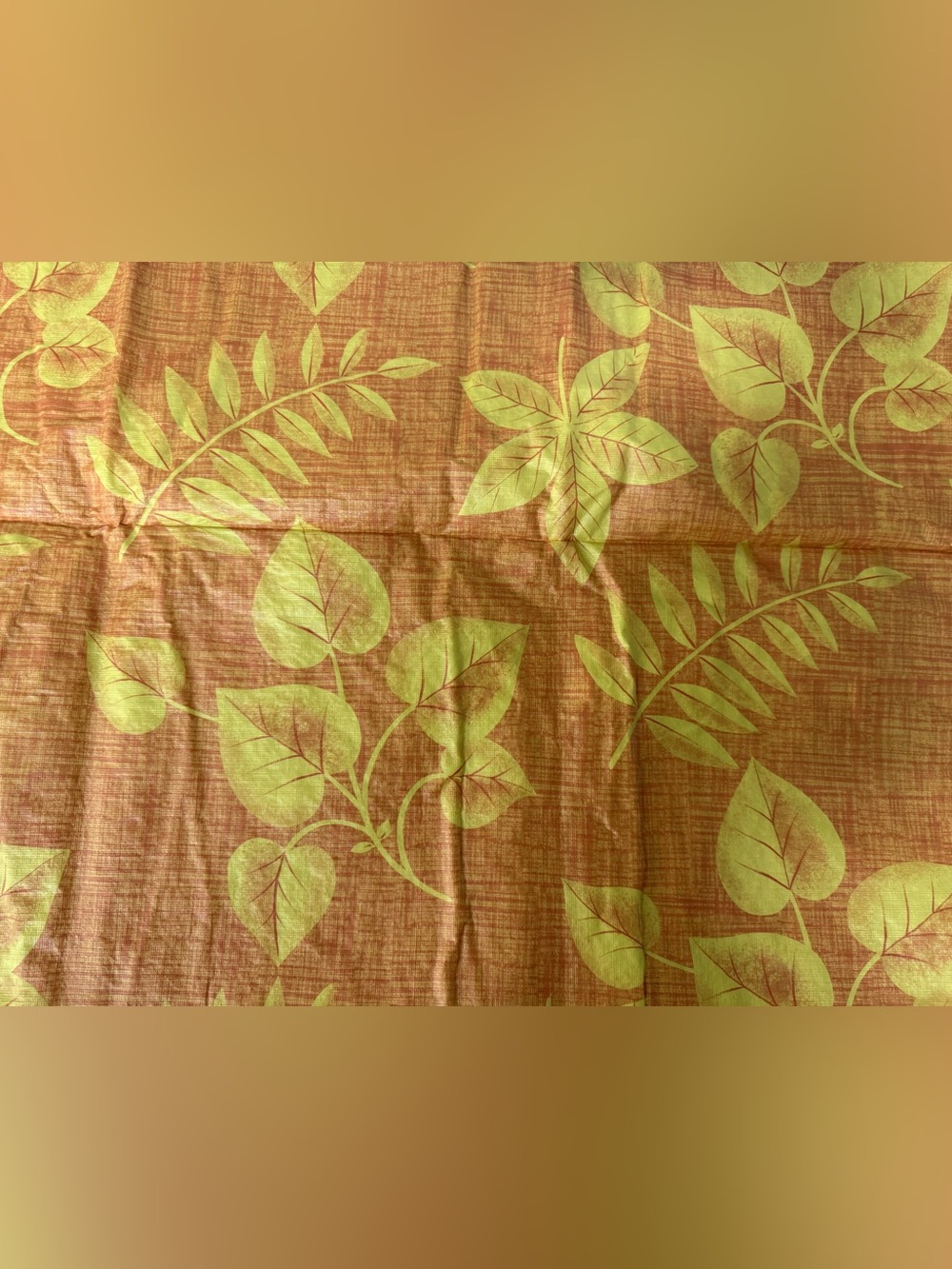 Vinyl Waterproof Flannel Back Rectangle
Indoor Outdoor Tablecloth Autumn Leaves